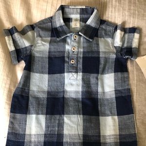 NWT tucker & Tate boys one piece button-up